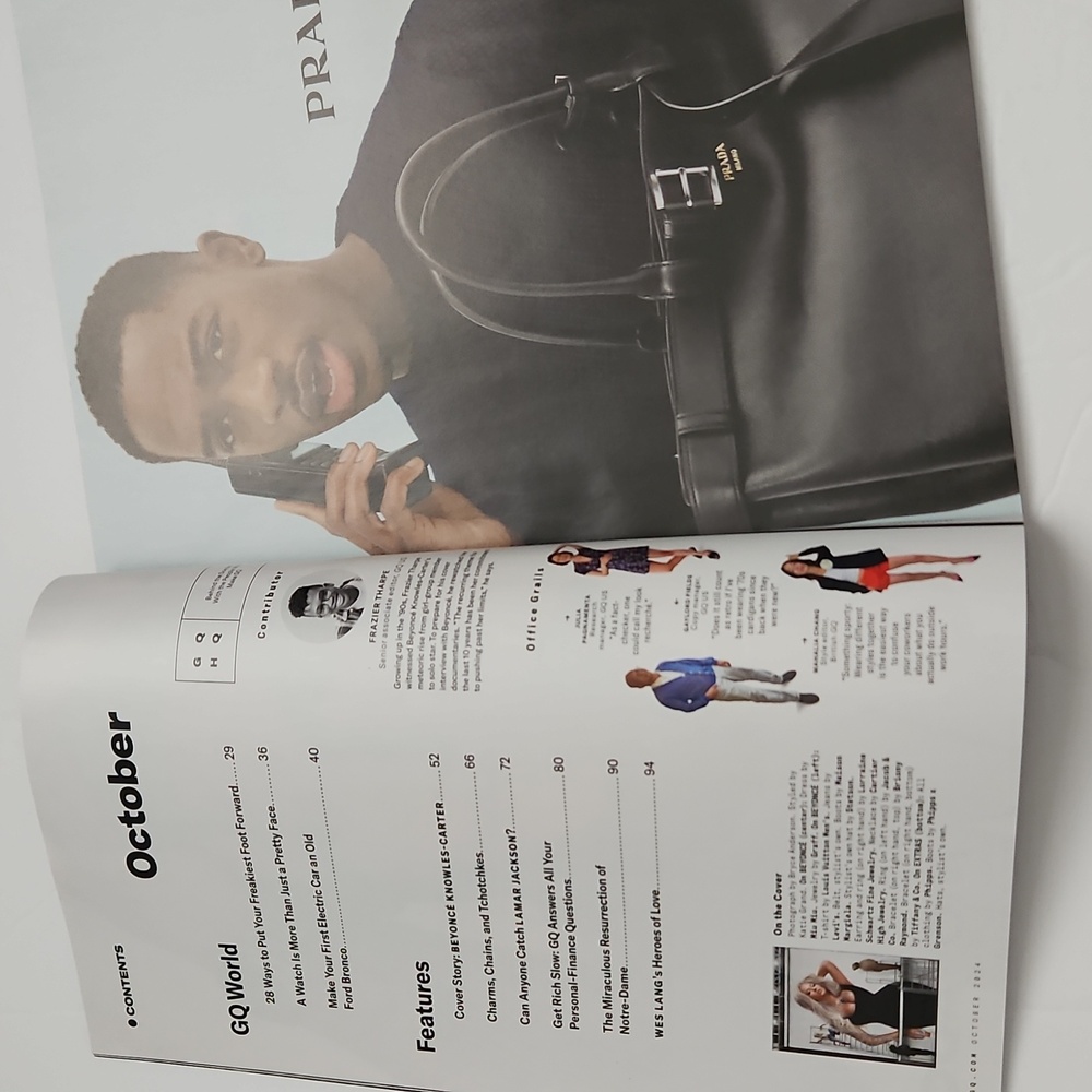 GQ Magazines Celebrity, Luxury, High Fashion, Perfume/Cologne Interview Bundle 4 - Picture 3 of 10